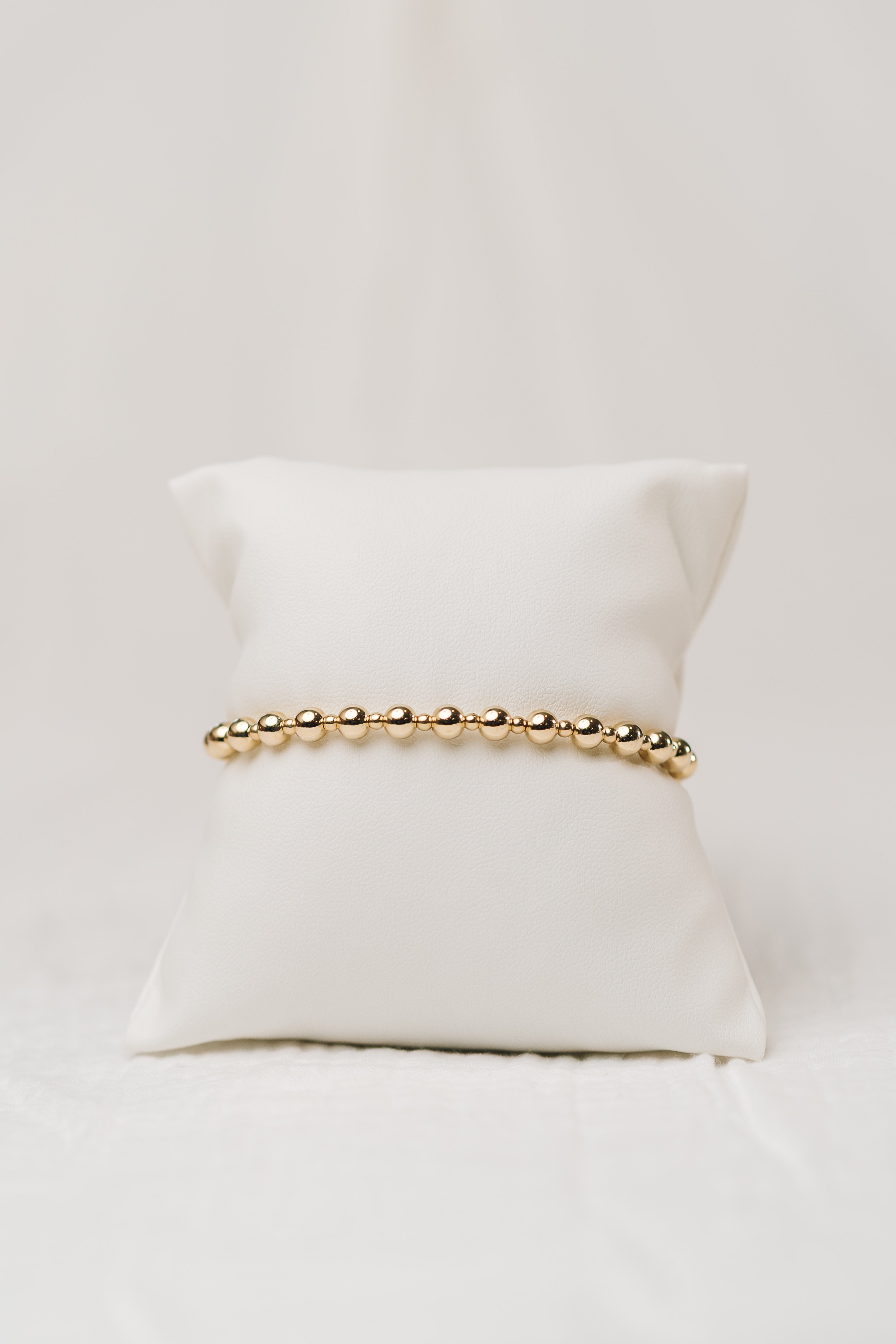 Grateful Gold 5mm Bead Bracelet