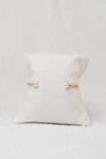 Classic Gold 2mm Cuff - Pearl