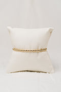 Classic Gold 4mm Bead Bangle