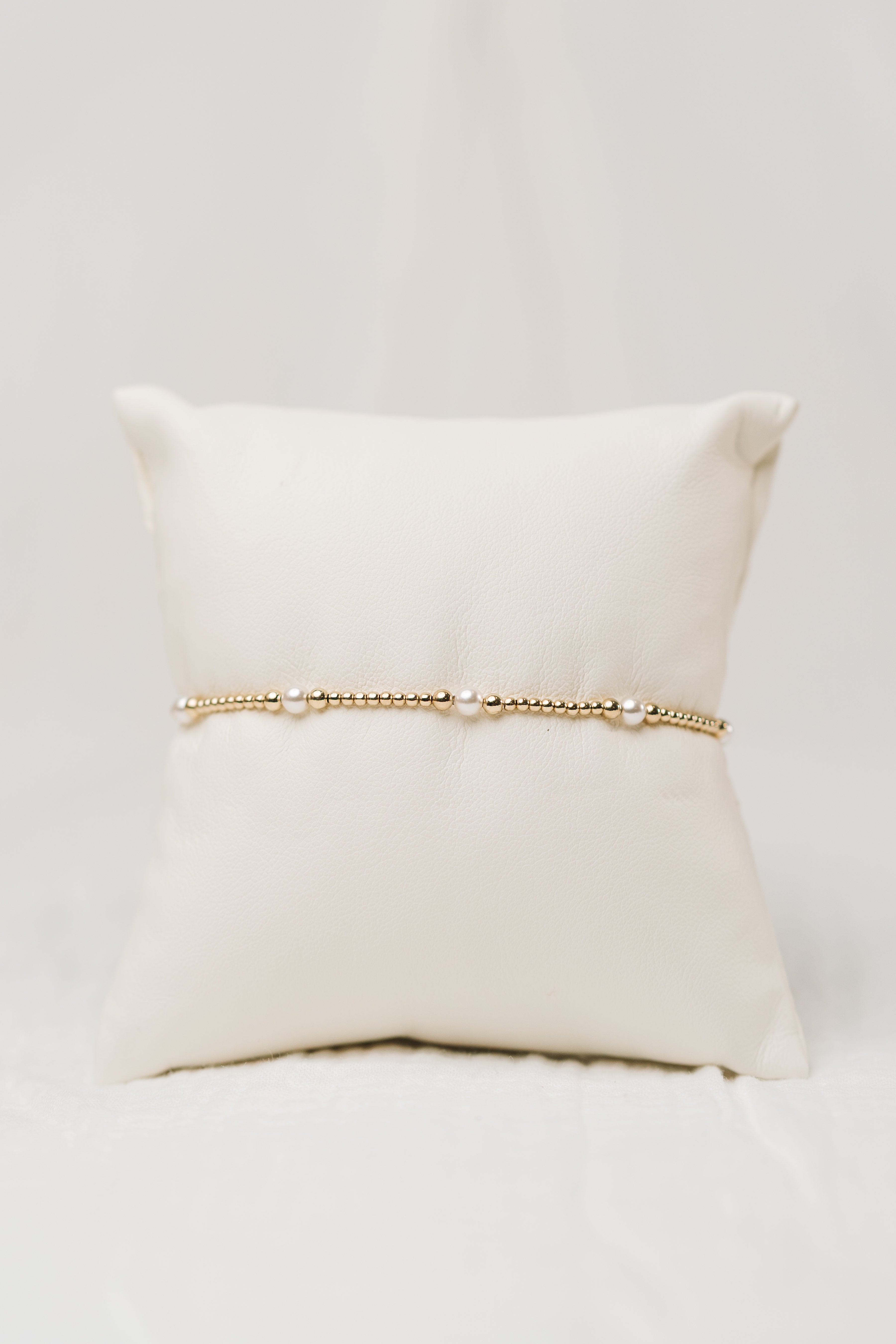Purpose Pearl 4mm Gold Bead Bracelet