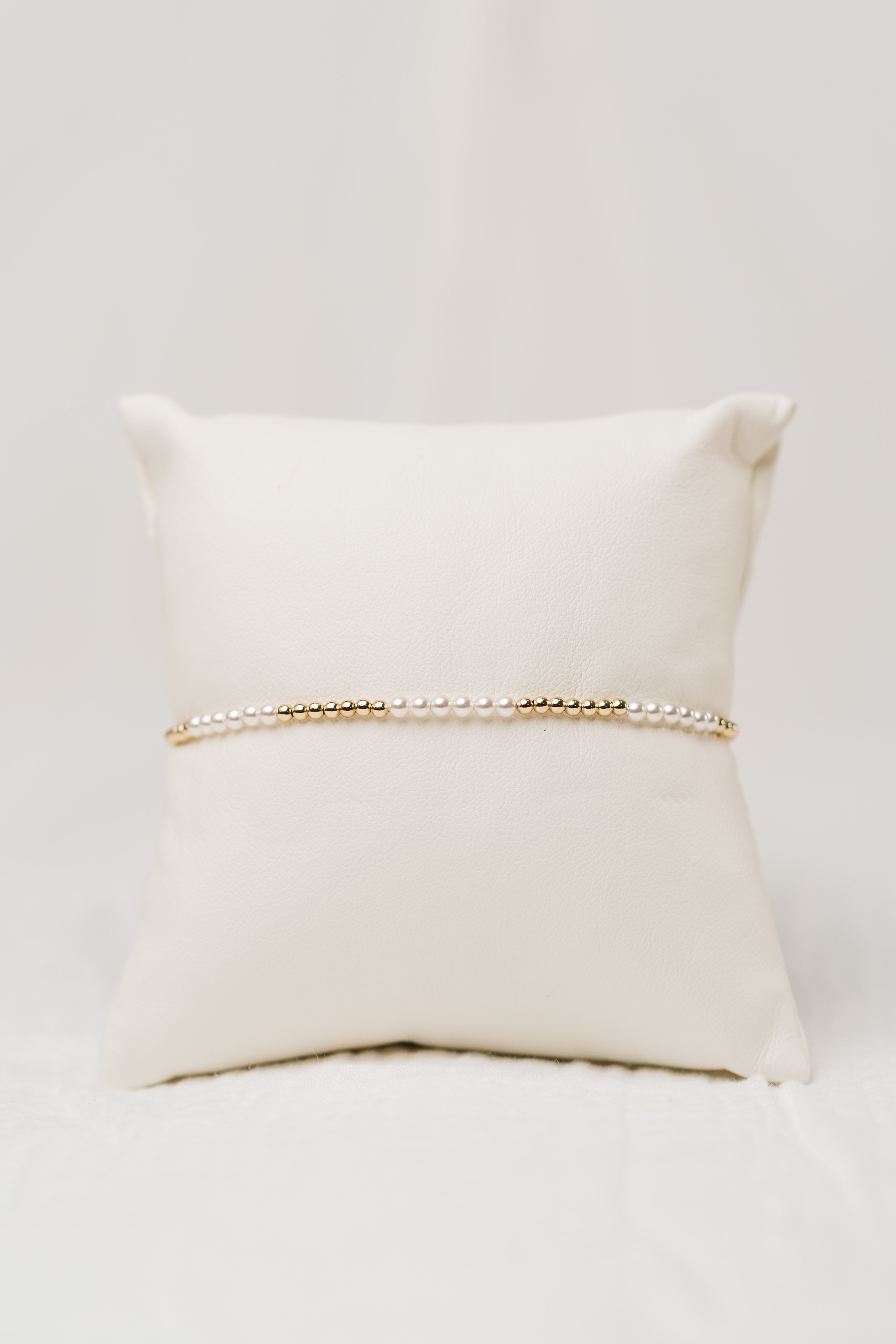 Blissful Pearl 3mm Bead Bracelet