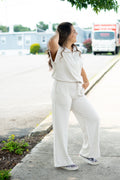 Ecru Wide Leg