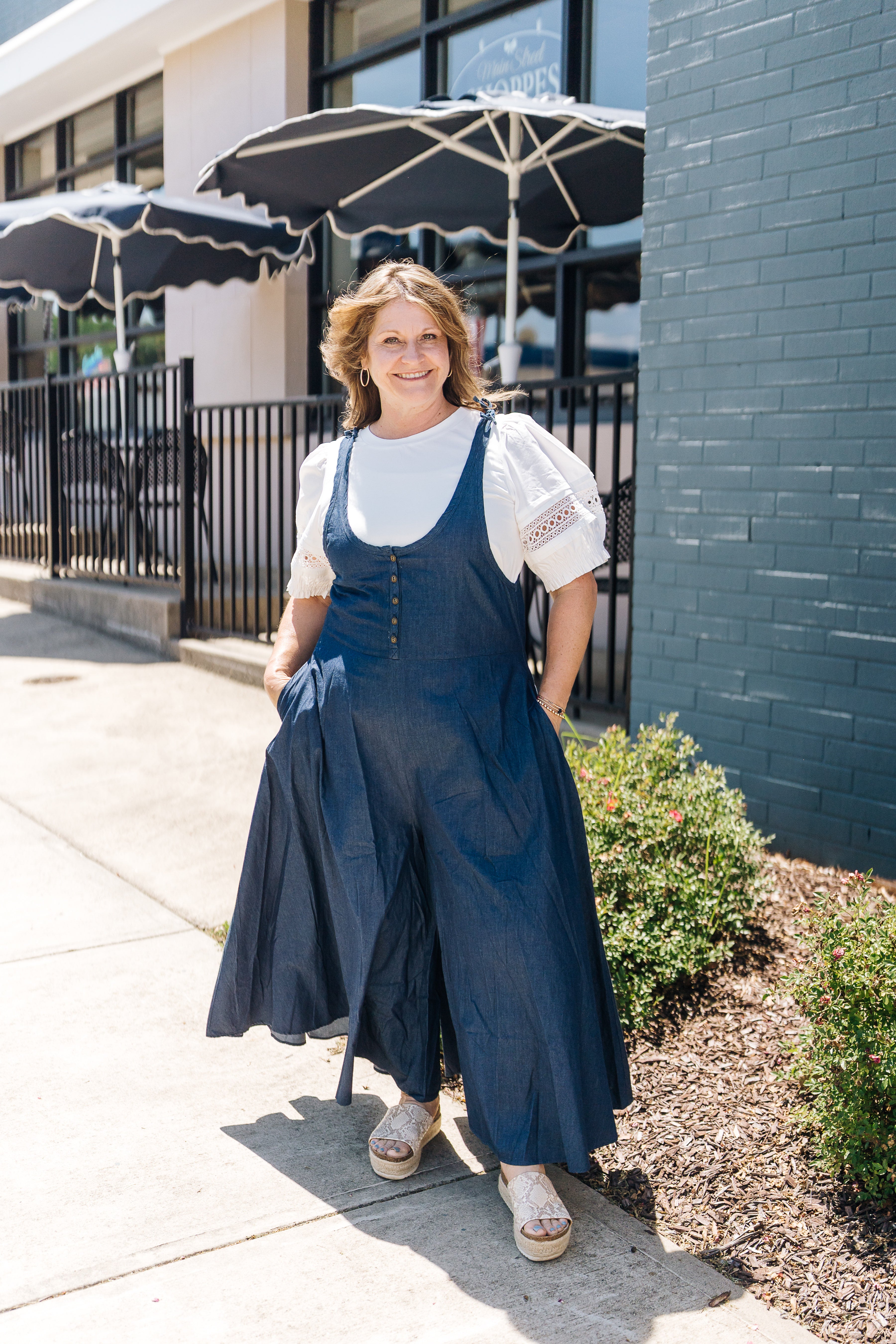 Dark Denim Jumpsuit