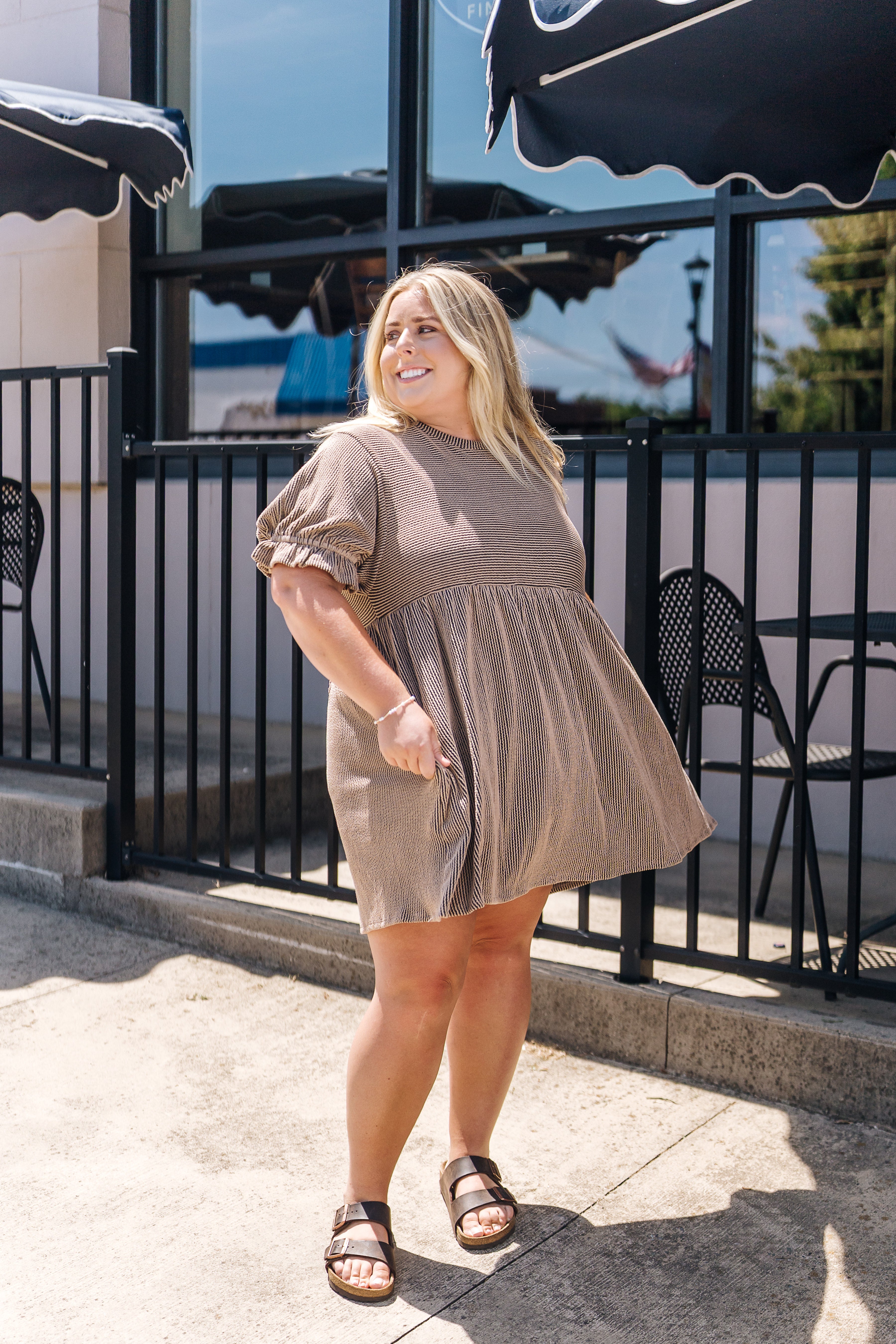 Open Sky Dress - Camel