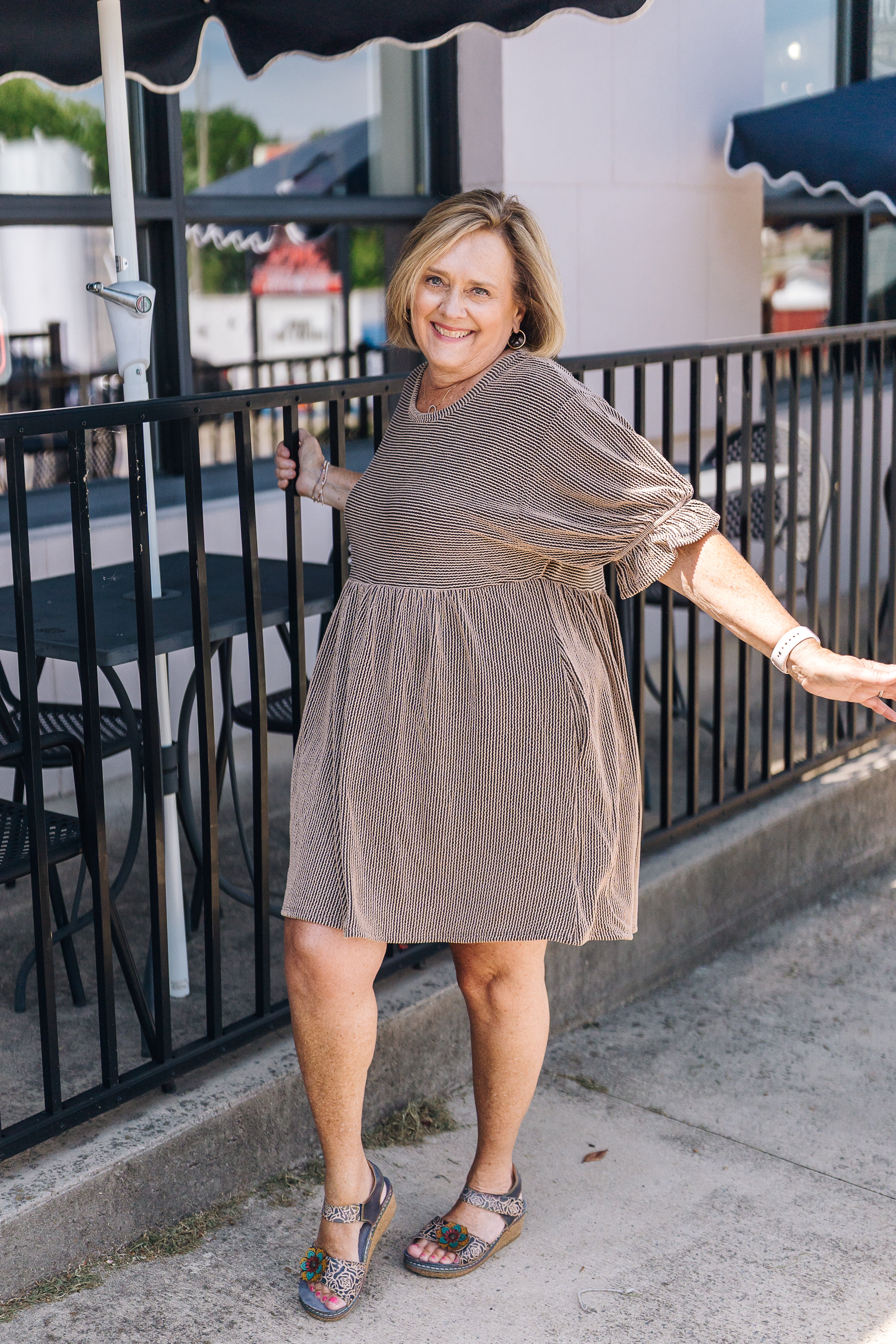 Open Sky Dress - Camel