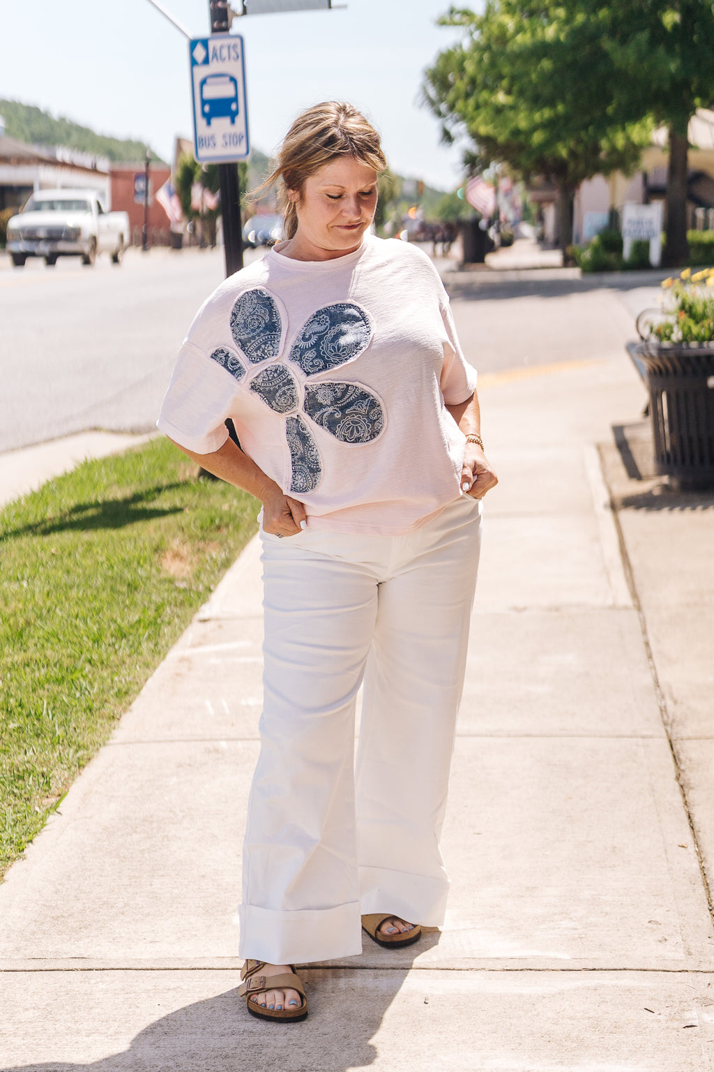 Off-White Cuffed Pants