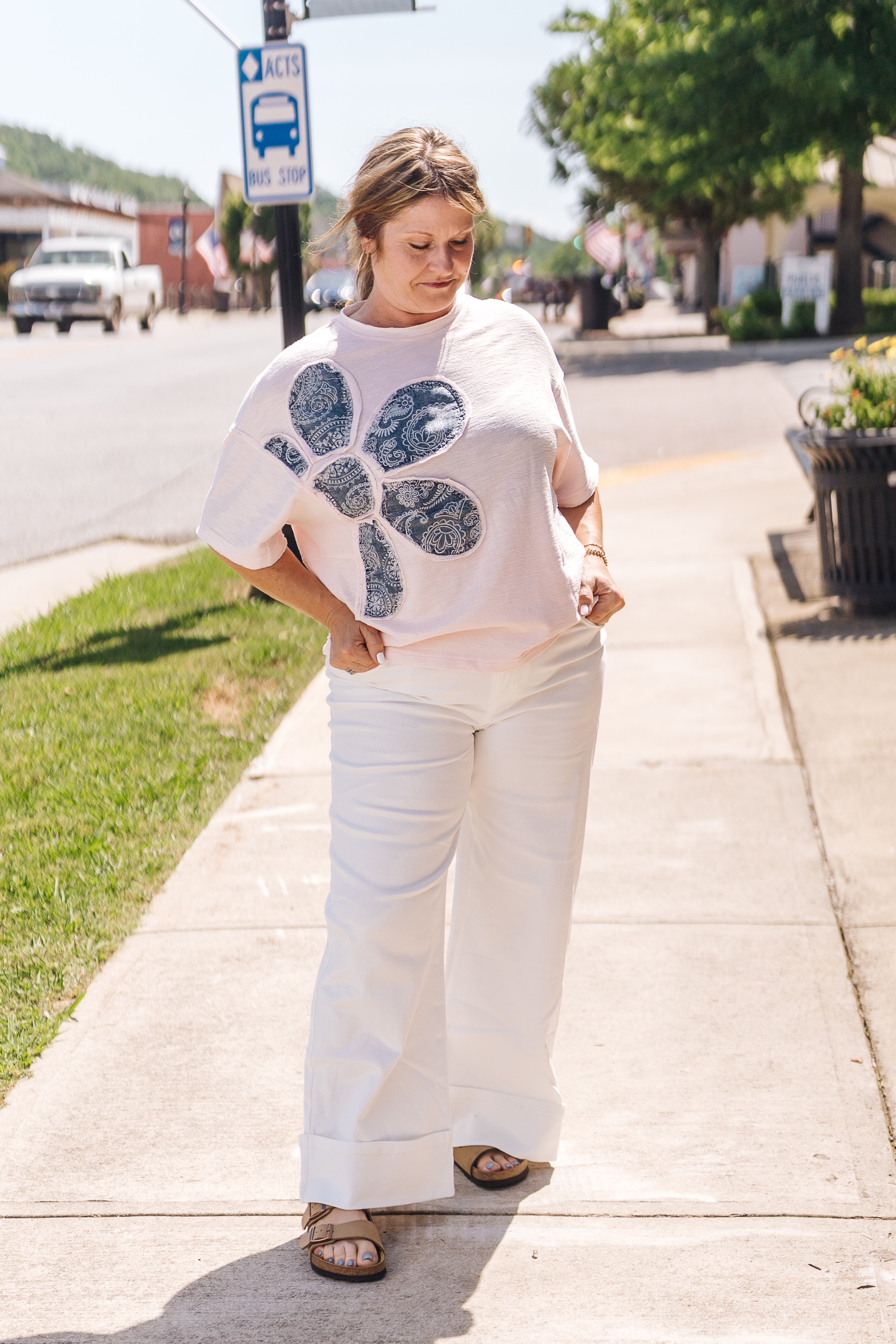 Off-White Cuffed Pants