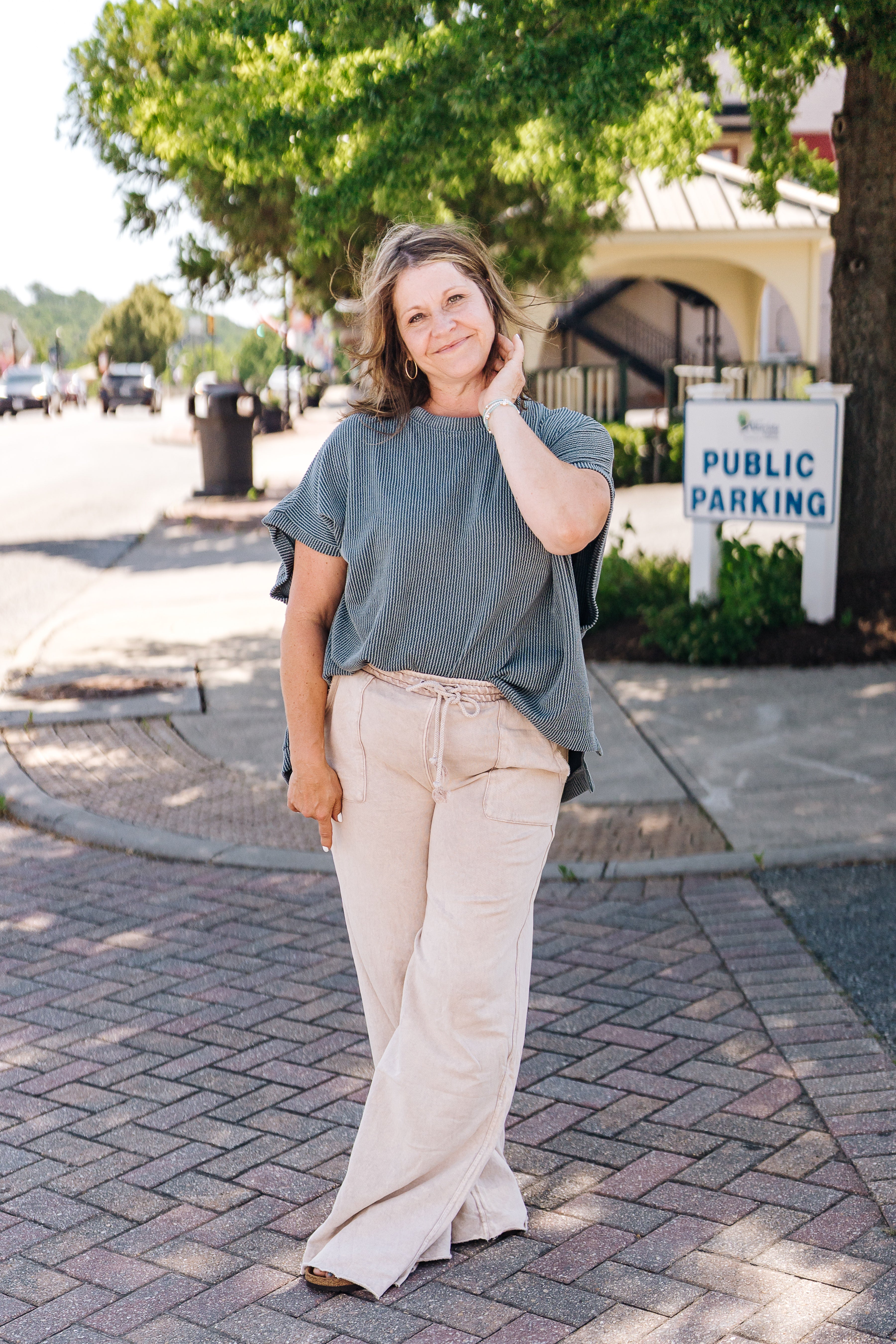 Relaxing Robin Wide Leg Pant - New Taupe