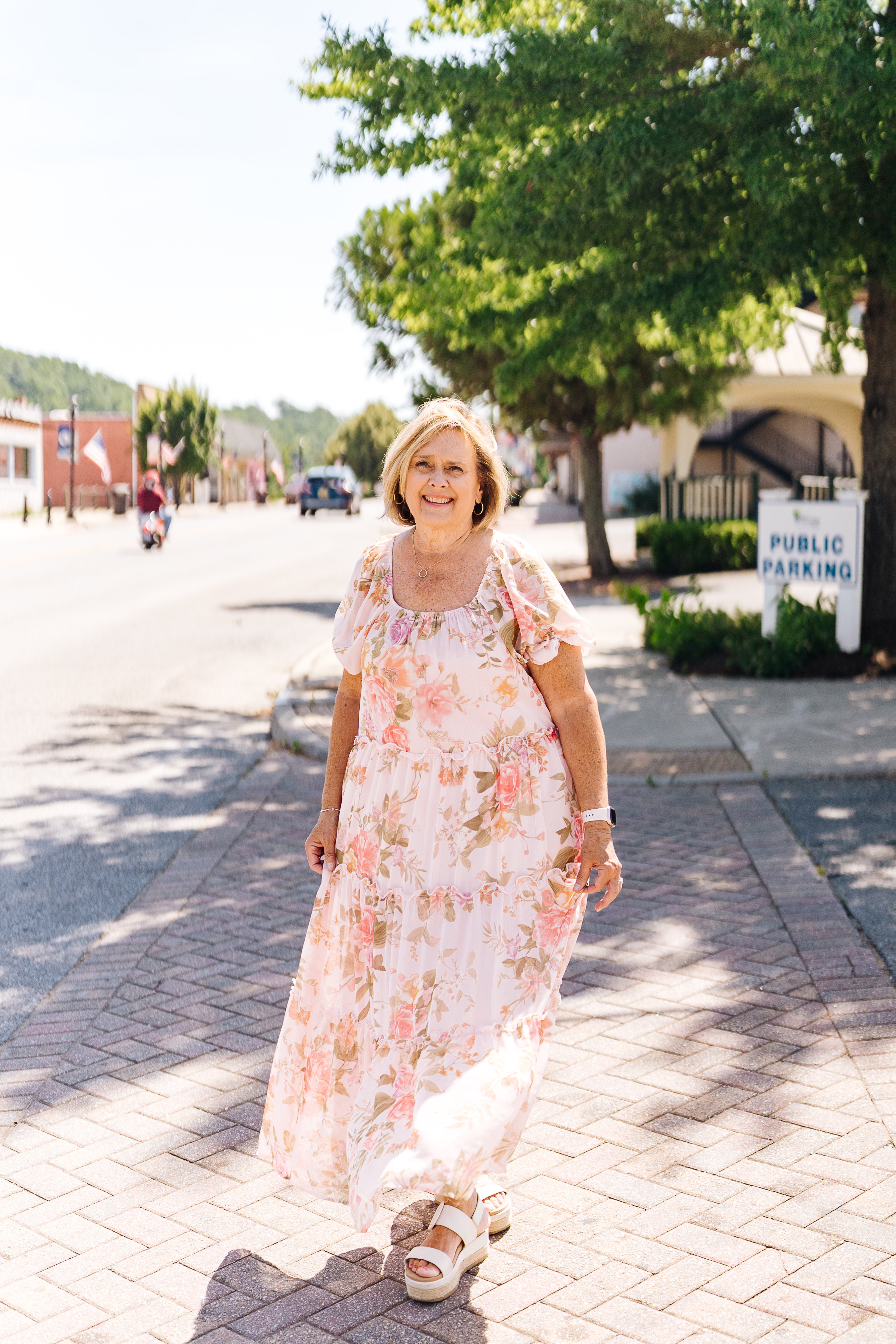 Blush Floral Dress